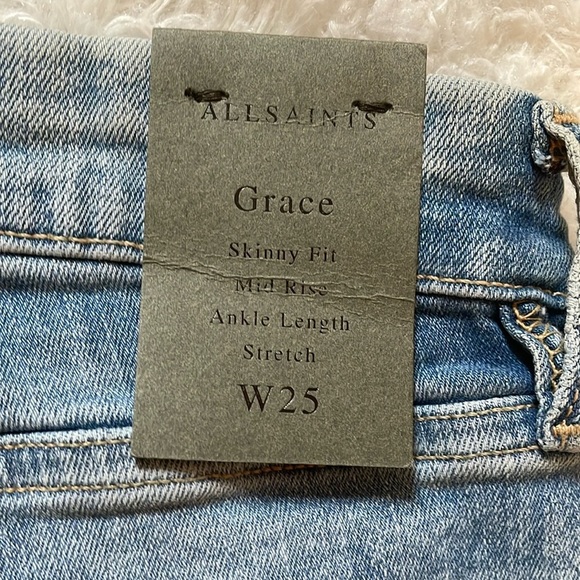 Allsaints Grace Skinny Fit Midy Length Stretch 
Size - Picture 9 of 14